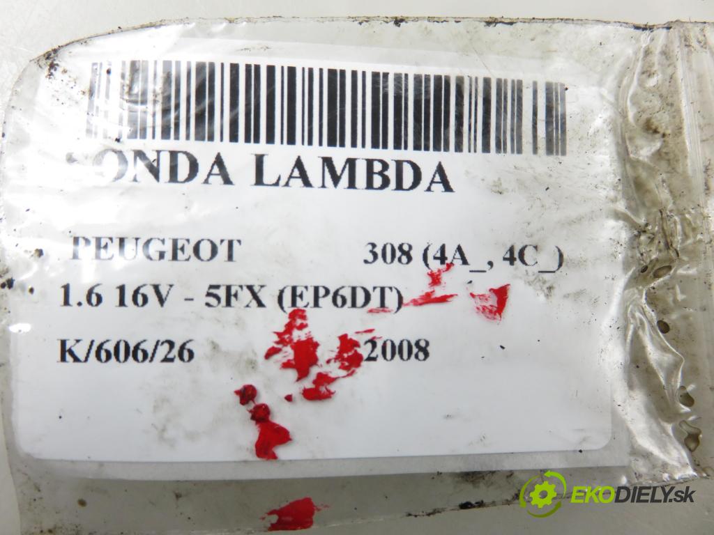 PEUGEOT 308 (4A_, 4C_) HB 2008 110,00 1.6 16V - 5FX (EP6DT) 1598,00 sonda lambda 0258017112 ; 754986003 (Lambda sonda)