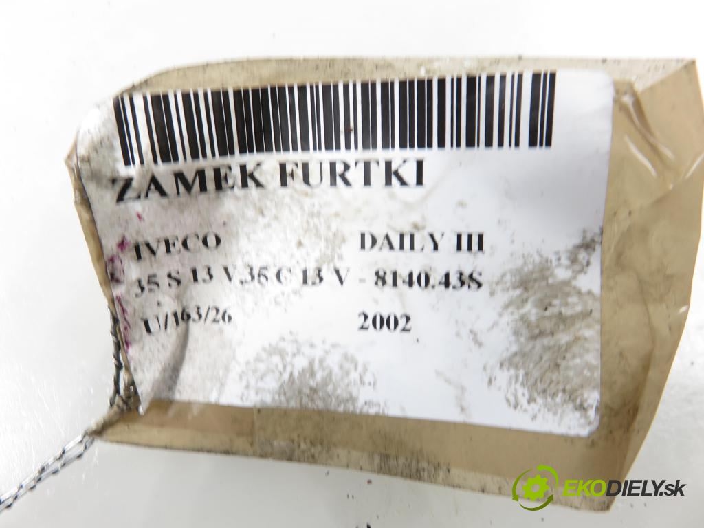 IVECO DAILY III skrzynia FURGON 2002 92,00 35 S 13 V,35 C 13 V - 8140.43S 2798,00 zámok dvierka