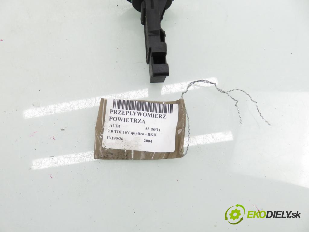 AUDI A3 (8P1) HB 2004 103,00 2.0 TDI 16V quattro - BKD 1968,00 váha vzduchu vzduchu F00C2G2055
