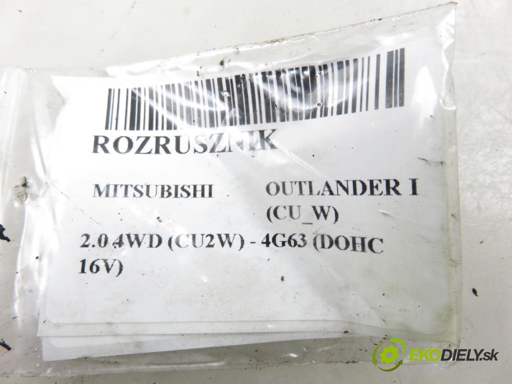 MITSUBISHI OUTLANDER I (CU_W) SUV 2002 100,00 2.0 4WD (CU2W) - 4G63 (DOHC 16V) 1997,00 startér MN153444 ; M000T20671 (Startér)
