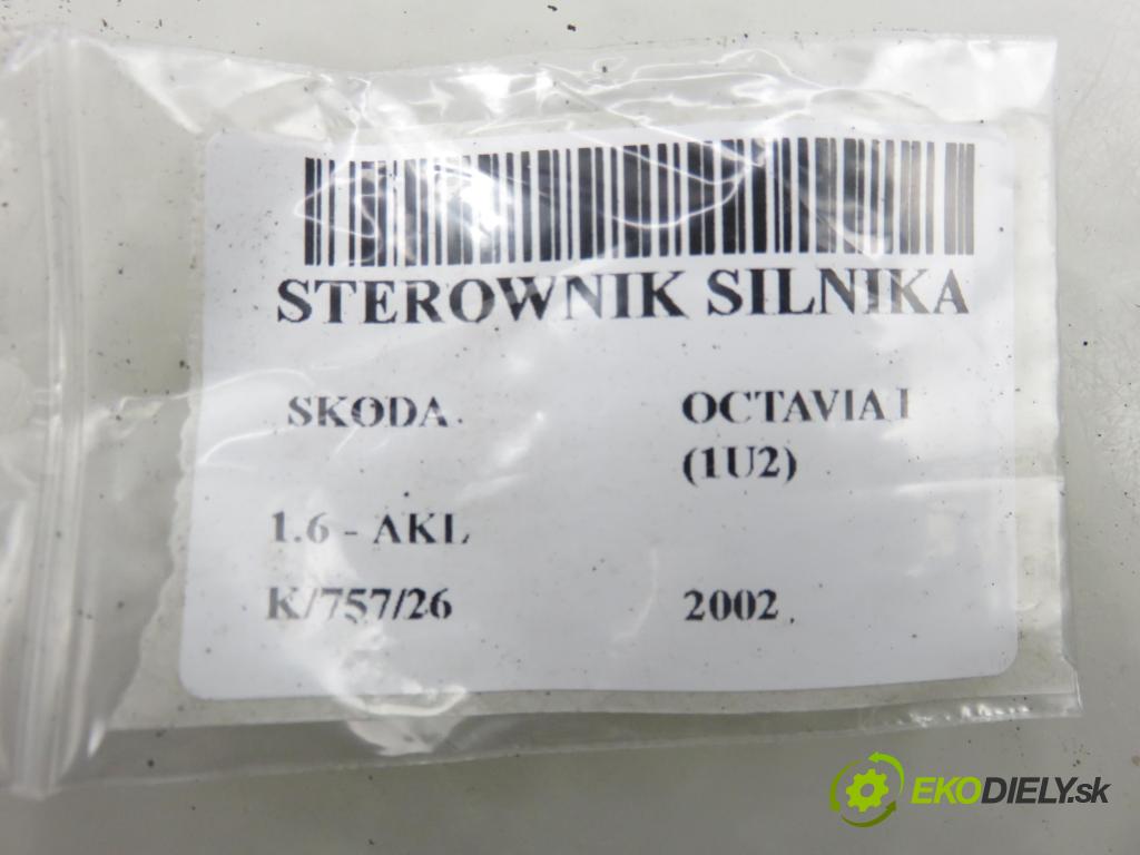 SKODA OCTAVIA I (1U2) LIFTBACK 2002 74,00 1.6 - AKL 1595,00 Riadiaca jednotka Motor 5WP437403 ; 06A906019AN
