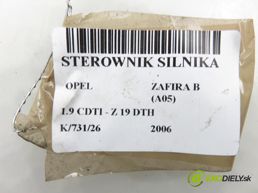 OPEL ZAFIRA B (A05) MINIVAN 2006 110,00 1.9 CDTI 150 - Z 19 DTH 1910,00 Riadiaca jednotka Motor 55205622 ; 0281014024 ; 55205622EP