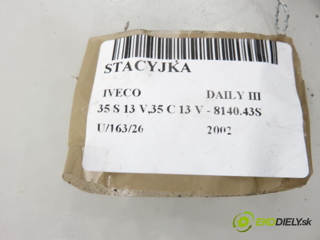 IVECO DAILY III skrzynia FURGON 2002 92,00 2.8 JTD 125 - 8140.43S 2798,00 spinačka K04W045AKN (Spínacia skrinka)