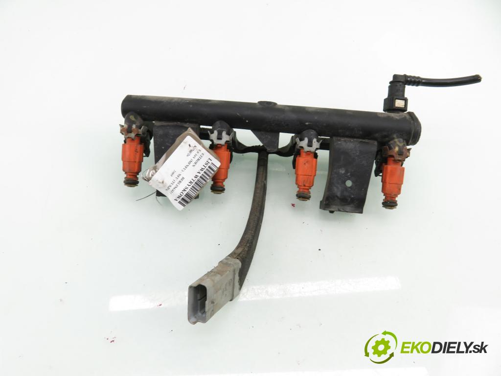CITROEN BERLINGO / BERLINGO FIRST nadwozie wielkoprzestrzenne (MPV) KOMBIVAN 2005 80,00 1.6 16V (MFNFU) - NFU (TU5JP4) 1587,00 Lišta vstrekovacia 0280156034 (Vstrekovacia lišta)