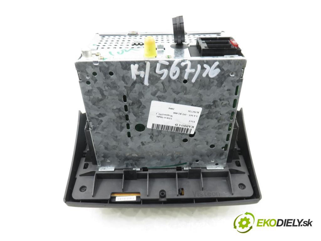 FIAT STILO Multi Wagon (192_) KOMBI 2004 66,00 1.4 16V - 192 B2.000 1368,00 RADIO CD 735374218 ; 2FCF18C838JA