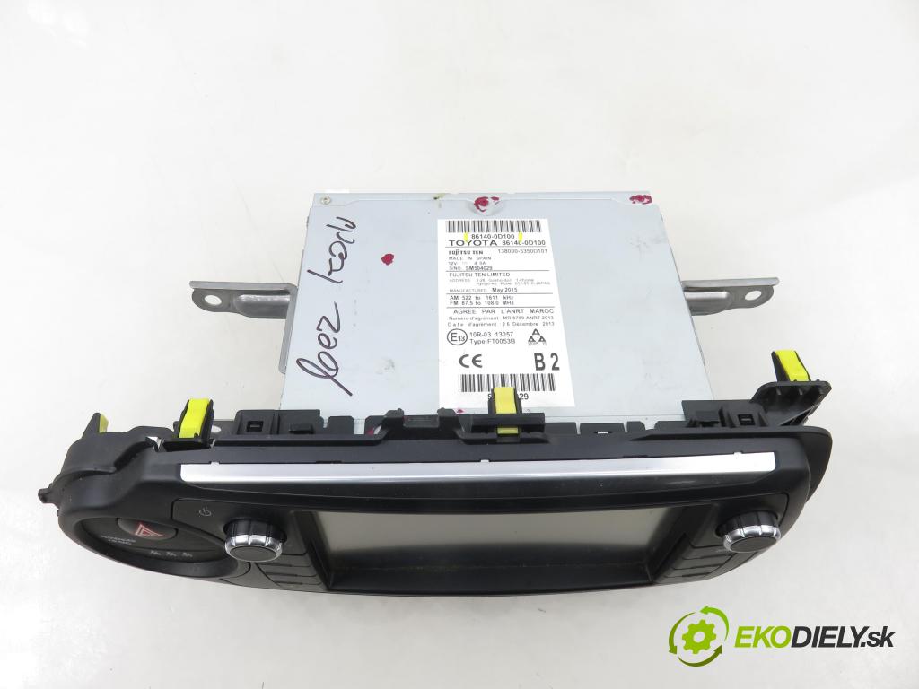 TOYOTA YARIS (_P13_) HB 2015 73,00 1.3 (NSP130_) - 1NR-FKE 1329,00 RADIO 861400D100