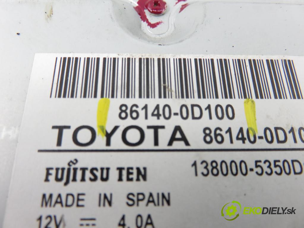 TOYOTA YARIS (_P13_) HB 2015 73,00 1.3 (NSP130_) - 1NR-FKE 1329,00 RADIO 861400D100
