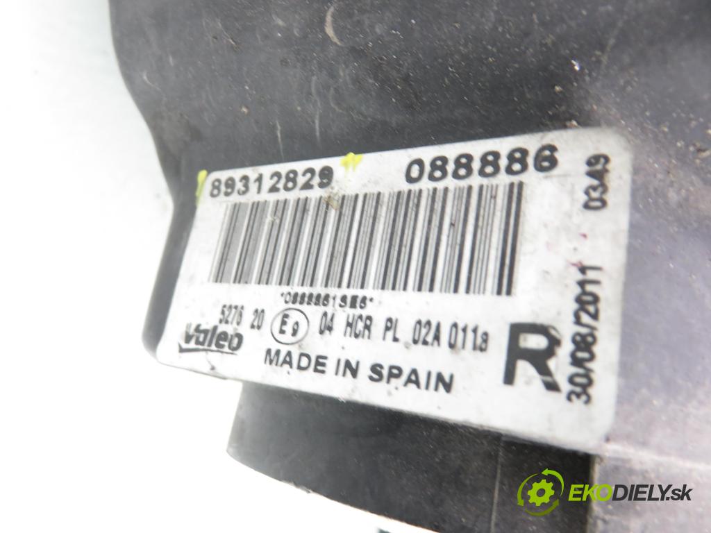 OPEL CORSA C (X01) HB 2005 51,00 1.3 CDTI - Z 13 DT 1248,00 světlo PP 89312829