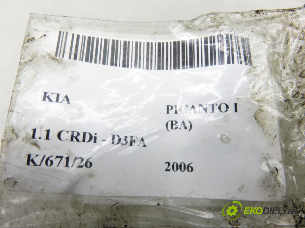 KIA PICANTO (BA) HB 2006 55,00 1.1 CRDi - D3FA 1120,00 vstřikovač 0445110256 ; 338002A400 (Vstřikovač paliva)