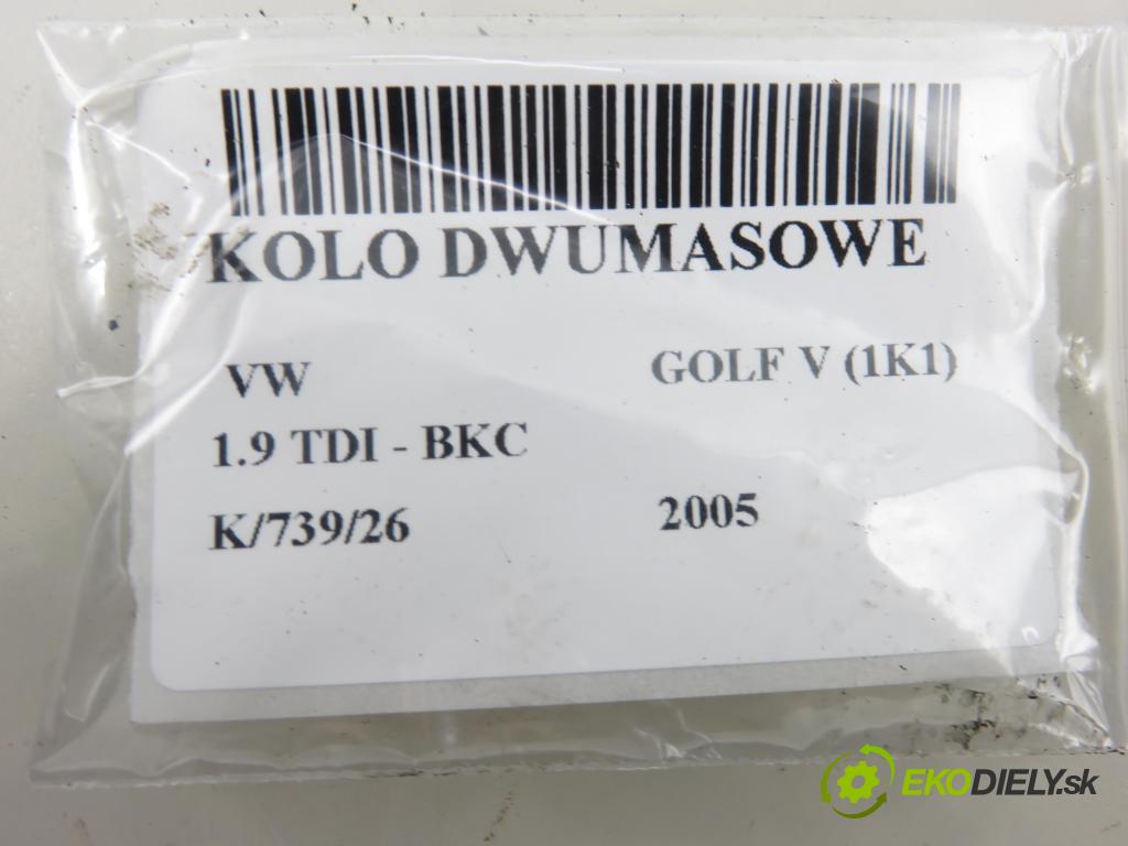 VW GOLF V (1K1) HB 2005 77,00 1.9 TDI PD 105 - BKC 1896,00 řemenice dvojhmota 1516HK ; QT5007