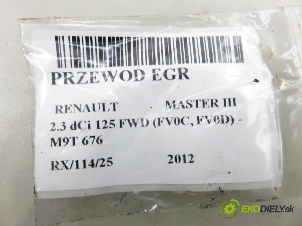 RENAULT MASTER III Skrzynia (FV) FURGON 2012 92,00 2.3 dCi 125 FWD (FV0C, FV0D) - M9T 676 2298,00 trubka EGR