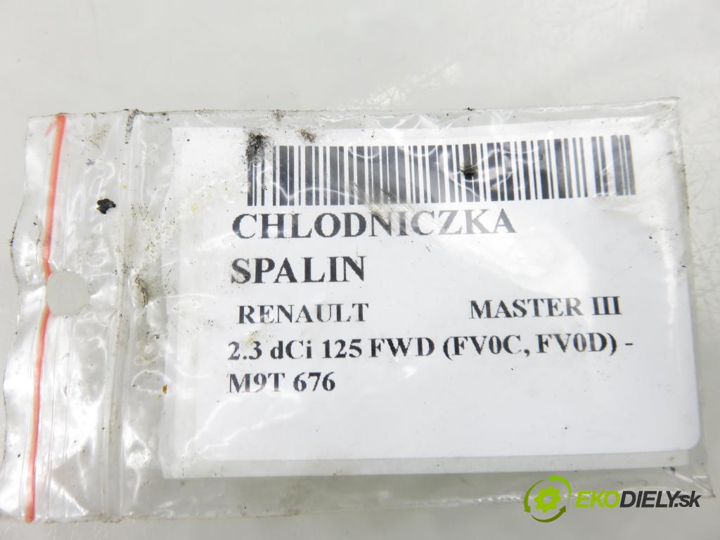 RENAULT MASTER III Skrzynia (FV) FURGON 2012 92,00 2.3 dCi 125 FWD (FV0C, FV0D) - M9T 676 2298,00 Chladič spalín 147356011R