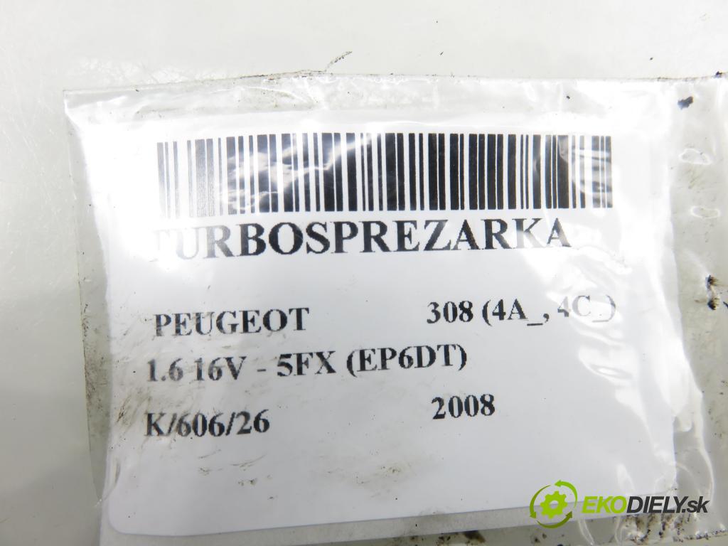 PEUGEOT 308 (4A_, 4C_) HB 2008 110,00 1.6 THP 150 - 5FX (EP6DT) 1598,00 Turbodúchadlo 53039880121 (Turbodúchadlo (kompletné))