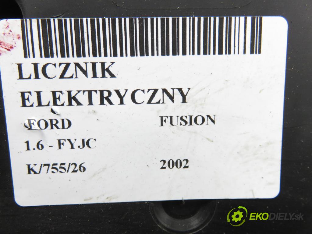 FORD FUSION (JU_) HB 2002 74,00 1.6 - FYJC 1596,00 Prístrojovka elektrický 2S6F10849JE