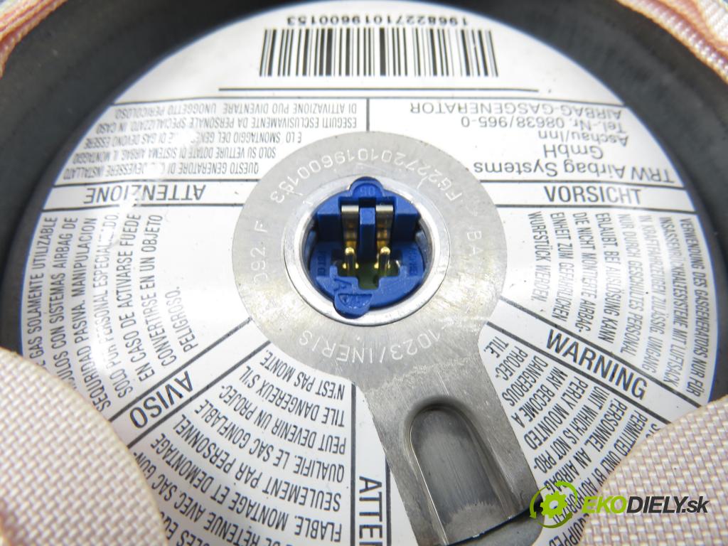 FIAT SCUDO (270_, 272_) BUS 2010 100,00 2.0 D Multijet - RHR 1997,00 AirBag air BAG volantu 14012996ZD