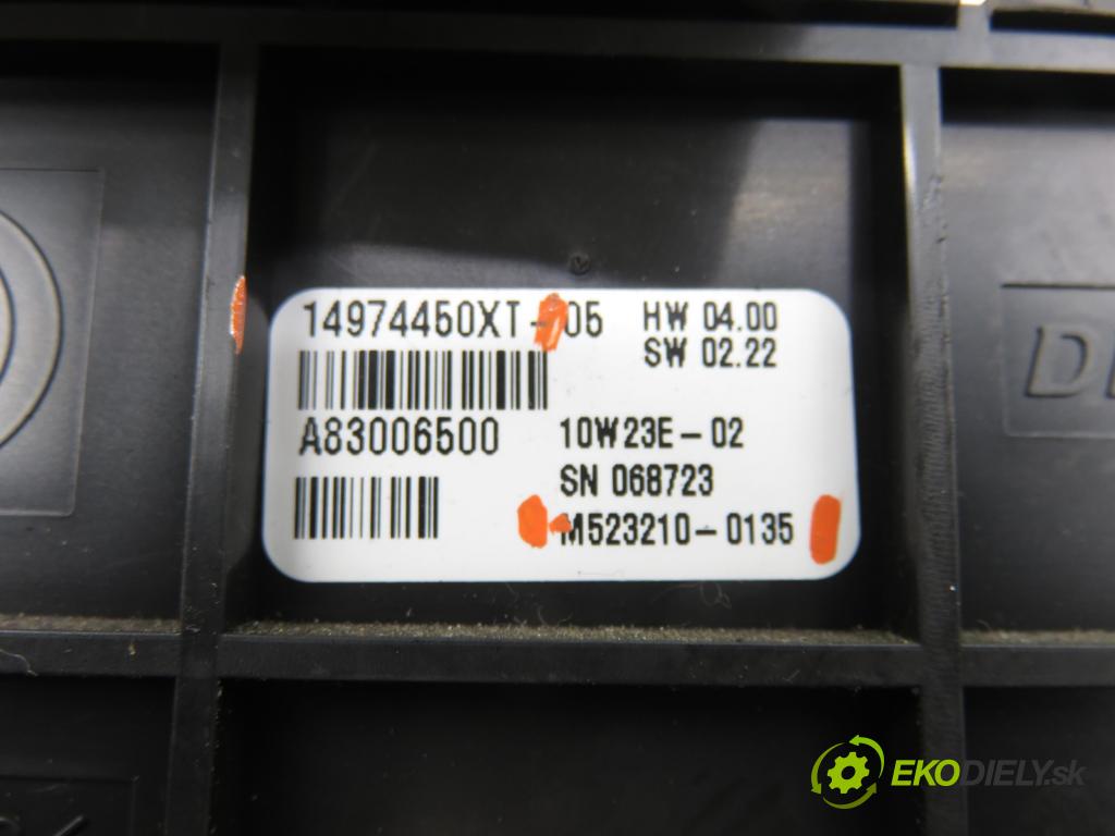FIAT SCUDO (270_, 272_) BUS 2010 100,00 2.0 D Multijet - RHR 1997,00 Panel kúrenia KLIMATRONIK 14974450XT ; 5232100135