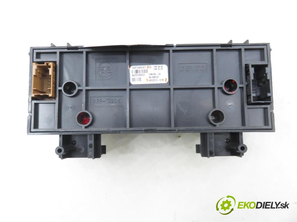 FIAT SCUDO (270_, 272_) BUS 2010 100,00 2.0 D Multijet - RHR 1997,00 Panel kúrenia KLIMATRONIK 14974450XT ; 5232100135