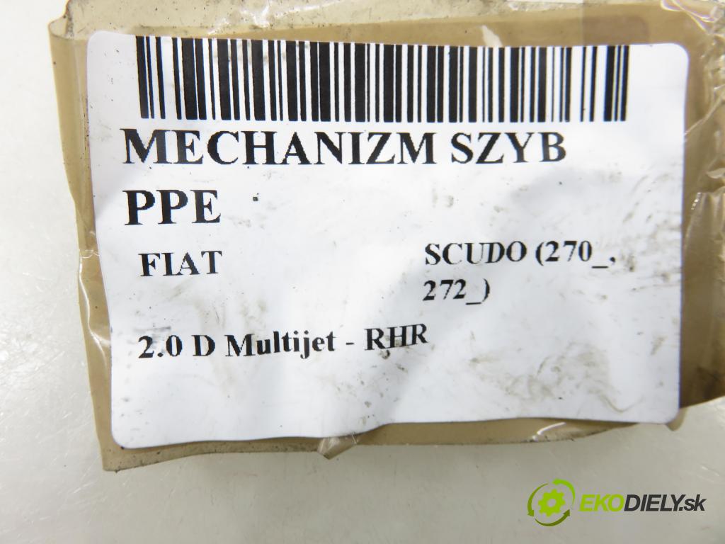 FIAT SCUDO (270_, 272_) BUS 2010 100,00 2.0 D Multijet - RHR 1997,00 mechanismus oken PPE 400983F