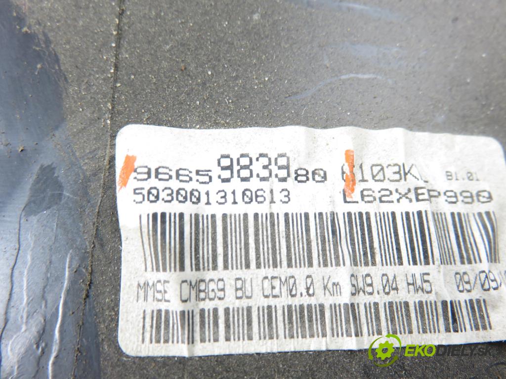 FIAT SCUDO (270_, 272_) BUS 2010 100,00 2.0 D Multijet - RHR 1997,00 Prístrojovka elektrický 9665983980