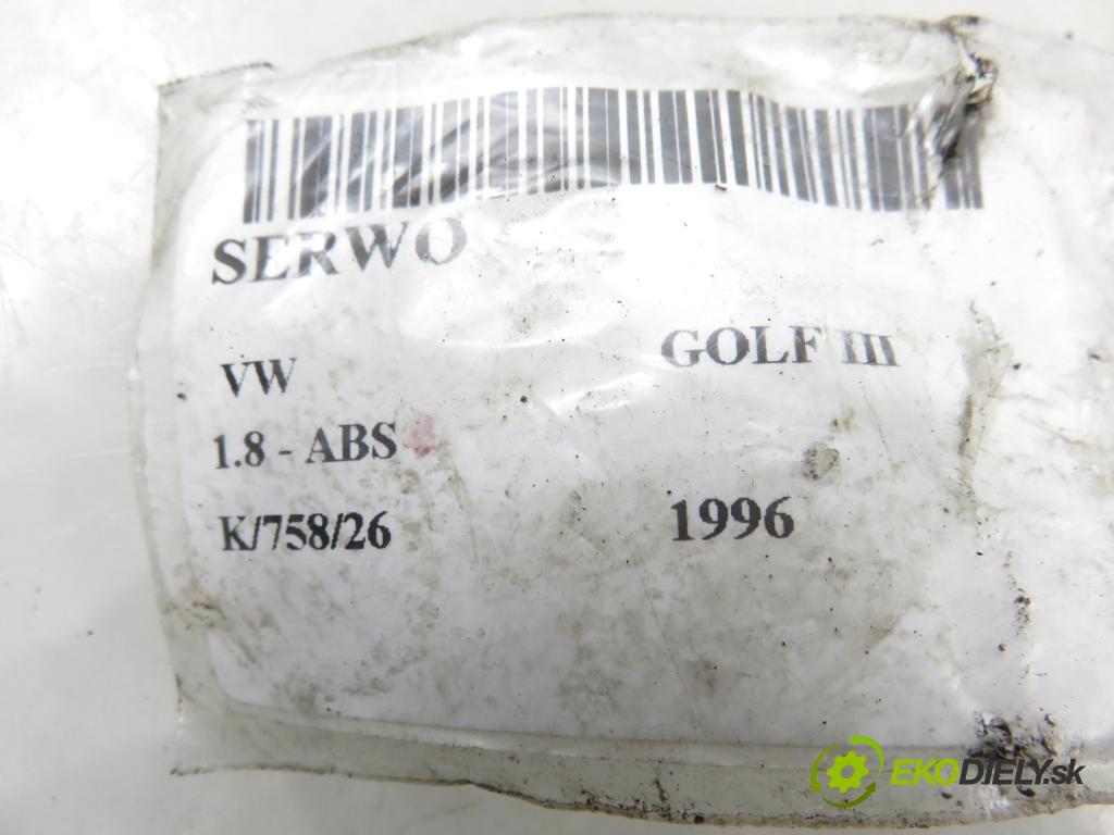 VW GOLF III (1H1) HB 1996 66,00 1.8 - ABS 1781,00 Posilovač 1H1614101E ; 10636320044 (Servočerpadlo)