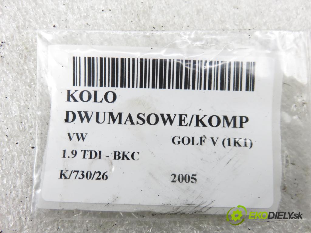 VW GOLF V (1K1) HB 2005 77,00 1.9 TDI PD 105 - BKC 1896,00 Koleso dvojvrstvové 323064110