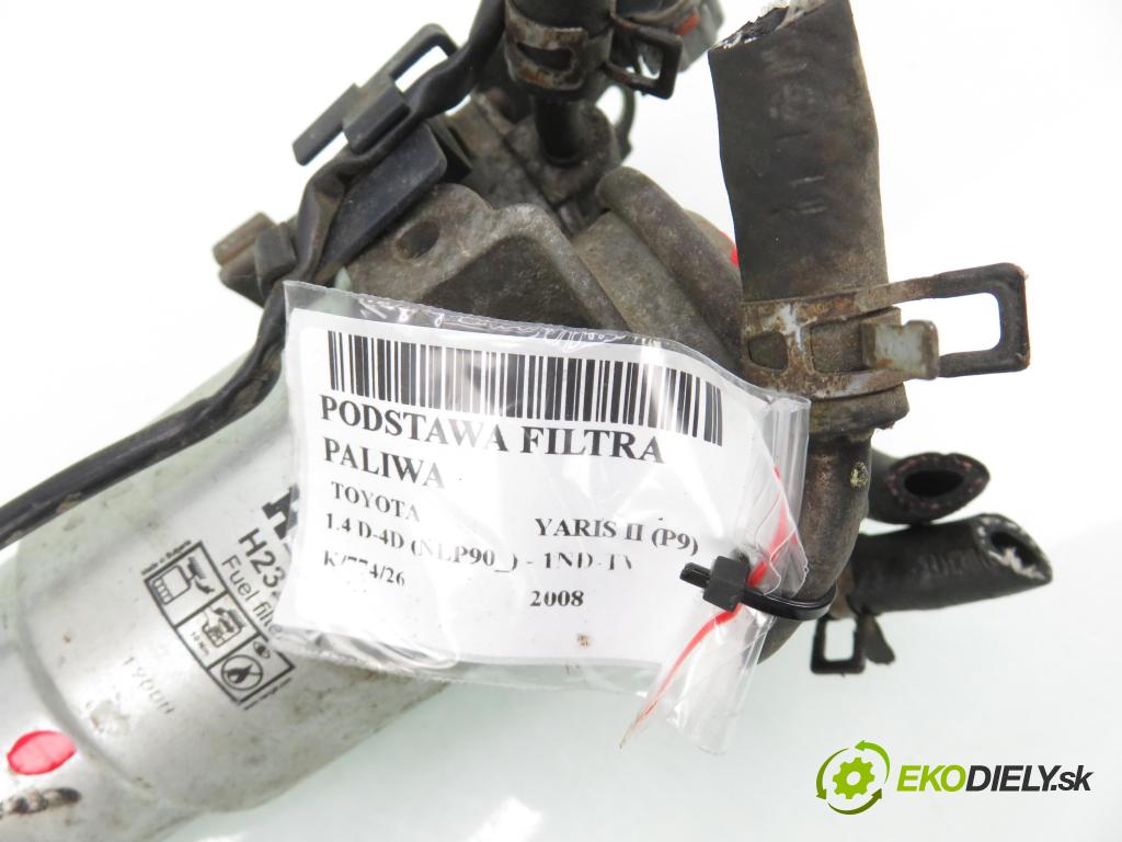 TOYOTA YARIS (_P9_) HB 2008 66,00 1.4 D-4D (NLP90_) - 1ND-TV 1364,00 Obal filtra paliva (Obal palivového filtra)