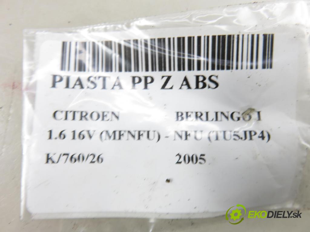 CITROEN BERLINGO / BERLINGO FIRST nadwozie wielkoprzestrzenne (MPV) KOMBIVAN 2005 80,00 1.6 16V (MFNFU) - NFU (TU5JP4) 1587,00 náboj PP ABS