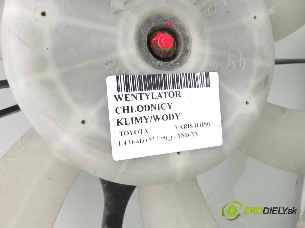 TOYOTA YARIS (_P9_) HB 2008 66,00 1.4 D-4D (NLP90_) - 1ND-TV 1364,00 Ventilátor chladič klíma/voda MF4220007840
