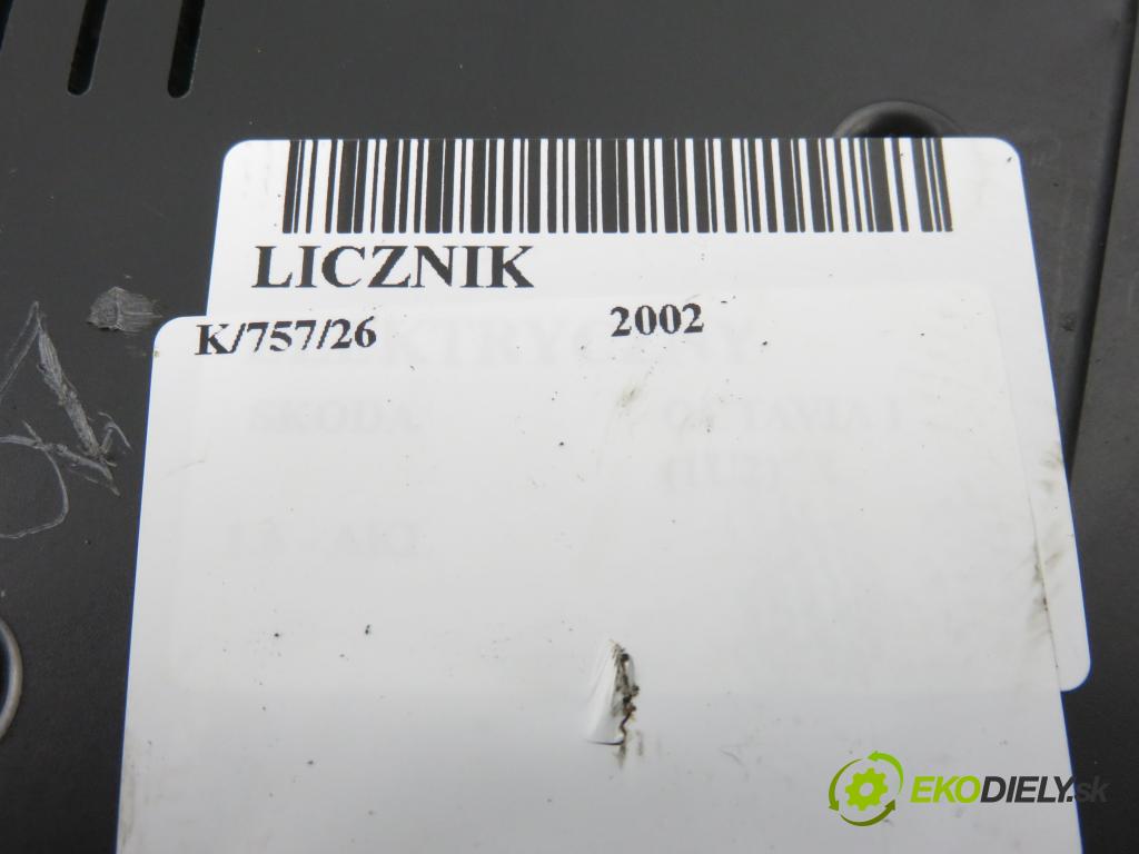 SKODA OCTAVIA I (1U2) LIFTBACK 2002 74,00 1.6 - AKL 1595,00 Prístrojovka elektrický 1U0920811B