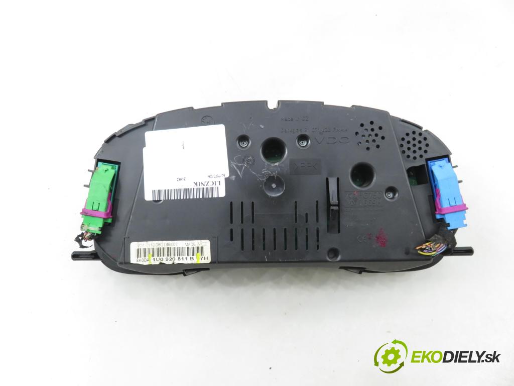 SKODA OCTAVIA I (1U2) LIFTBACK 2002 74,00 1.6 - AKL 1595,00 Prístrojovka elektrický 1U0920811B