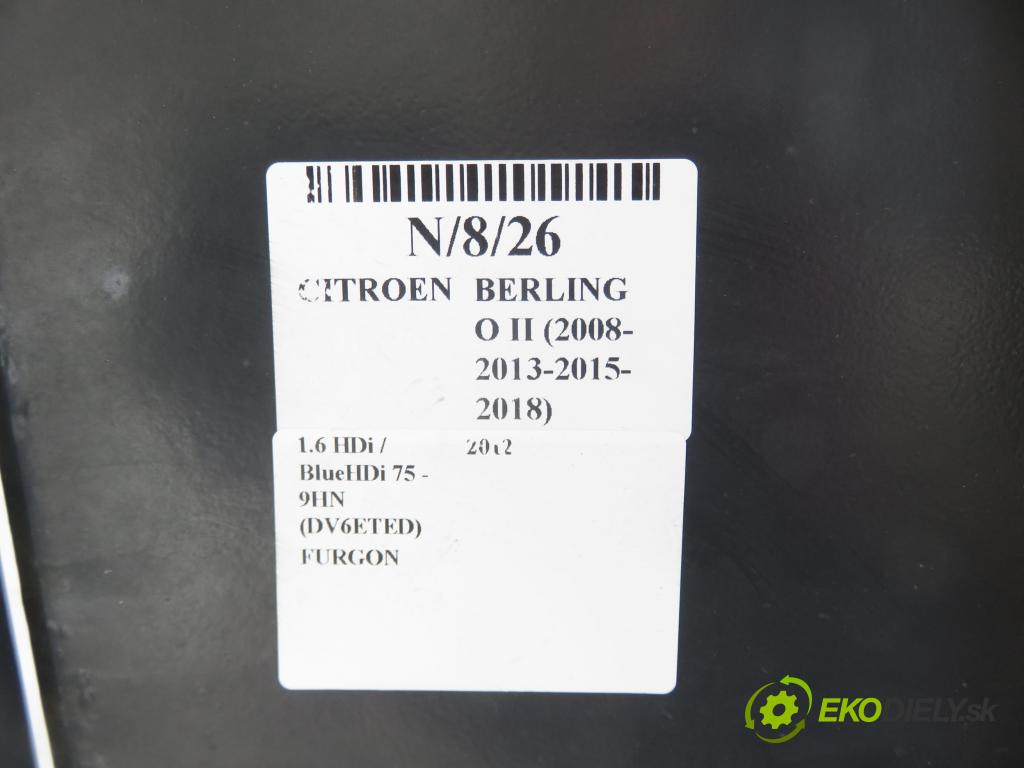 CITROEN BERLINGO Nadwozie pełne/minivan (B9) FURGON 2011 55,00 1.6 HDi / BlueHDi 75 - 9HN (DV6ETED) 1560,00 kufor strešný 9416CC ; 9078052