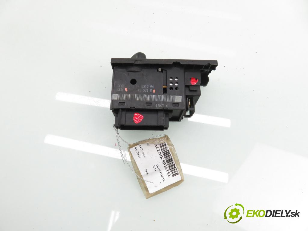 VW TRANSPORTER IV Skrzynia (70XA) FURGON 1999 55,00 2.4 D - AJA 2370,00 prepínač svetlá 701941531E