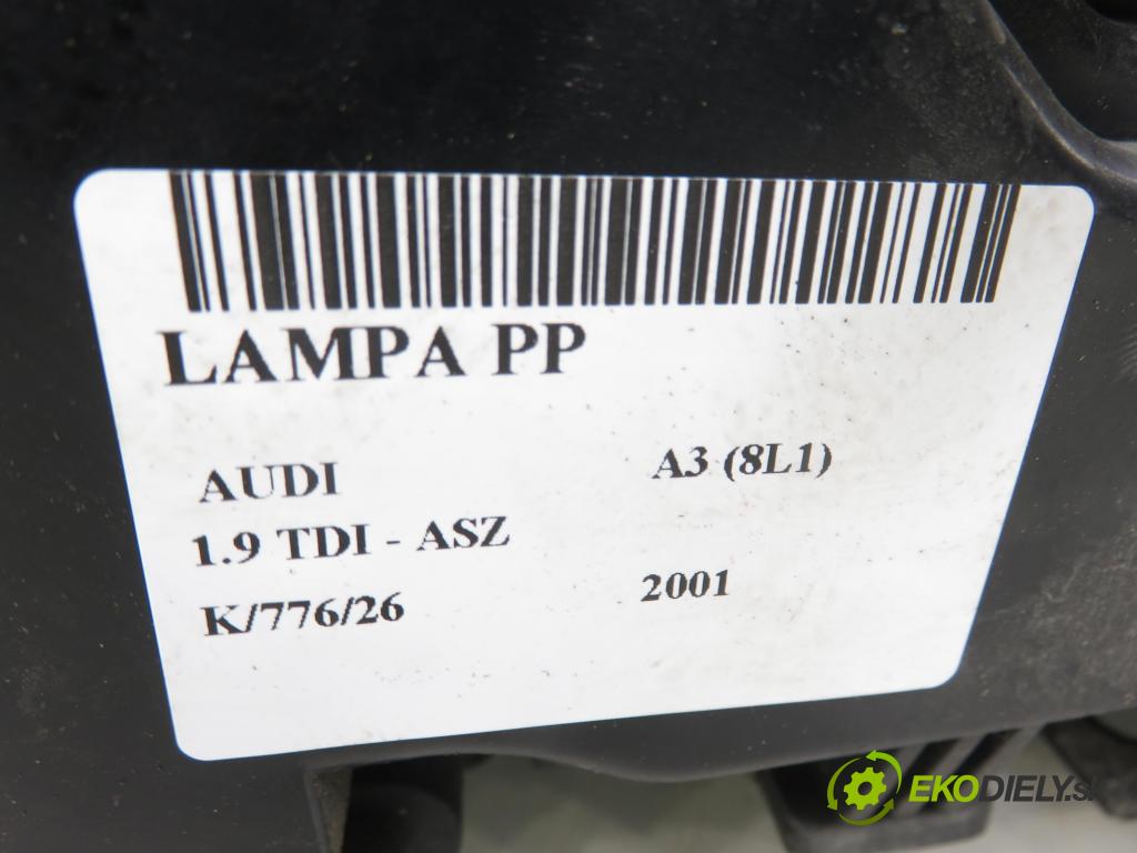 AUDI A3 (8L1) HB 2001 96,00 1.9 TDI PD 130 - ASZ 1896,00 světlo PP