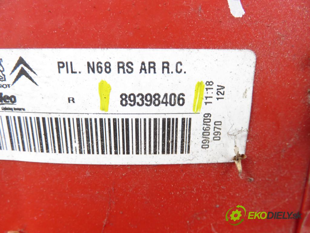 CITROEN XSARA PICASSO (N68) MINIVAN 2005 80,00 1.6 HDi - 9HZ (DV6TED4) 1560,00 Svetlo pravé zadné 89398406
