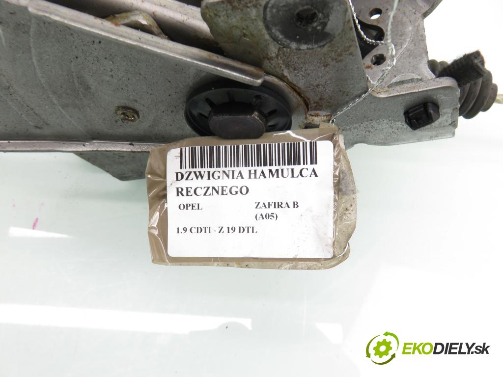 OPEL ZAFIRA B (A05) MINIVAN 2006 74,00 1.9 CDTI 8V 101 - Z 19 DTL 1910,00 PÁKA: brzdy MANUÁL 13237304AR