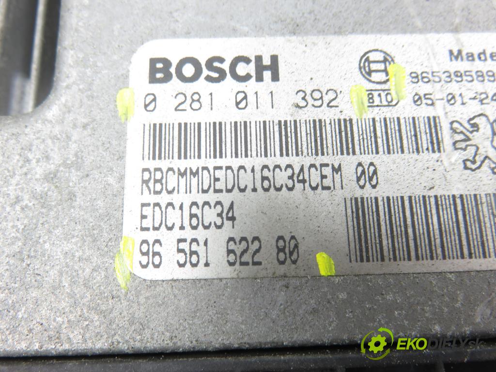 CITROEN XSARA PICASSO (N68) MINIVAN 2005 80,00 1.6 HDi - 9HZ (DV6TED4) 1560,00 Riadiaca jednotka Motor 9656162280 ; 0281011392 ; 9653958980