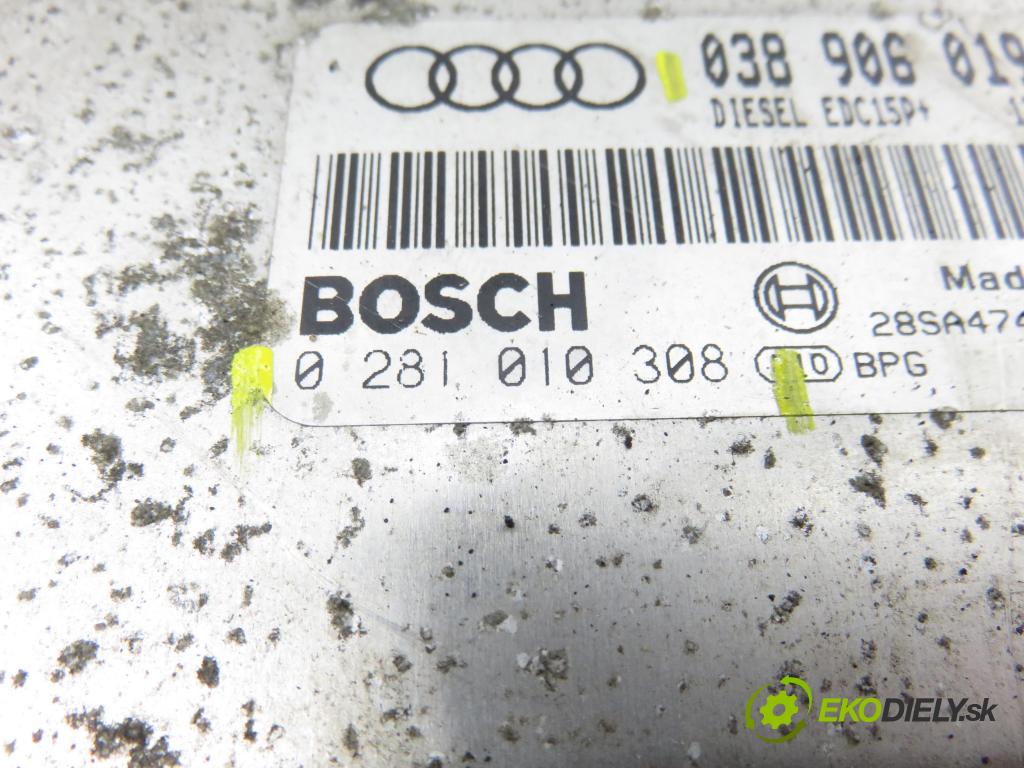 AUDI A3 (8L1) HB 2001 96,00 1.9 TDI - ASZ 1896,00 Riadiaca jednotka Motor 038906019CK ; 0281010308