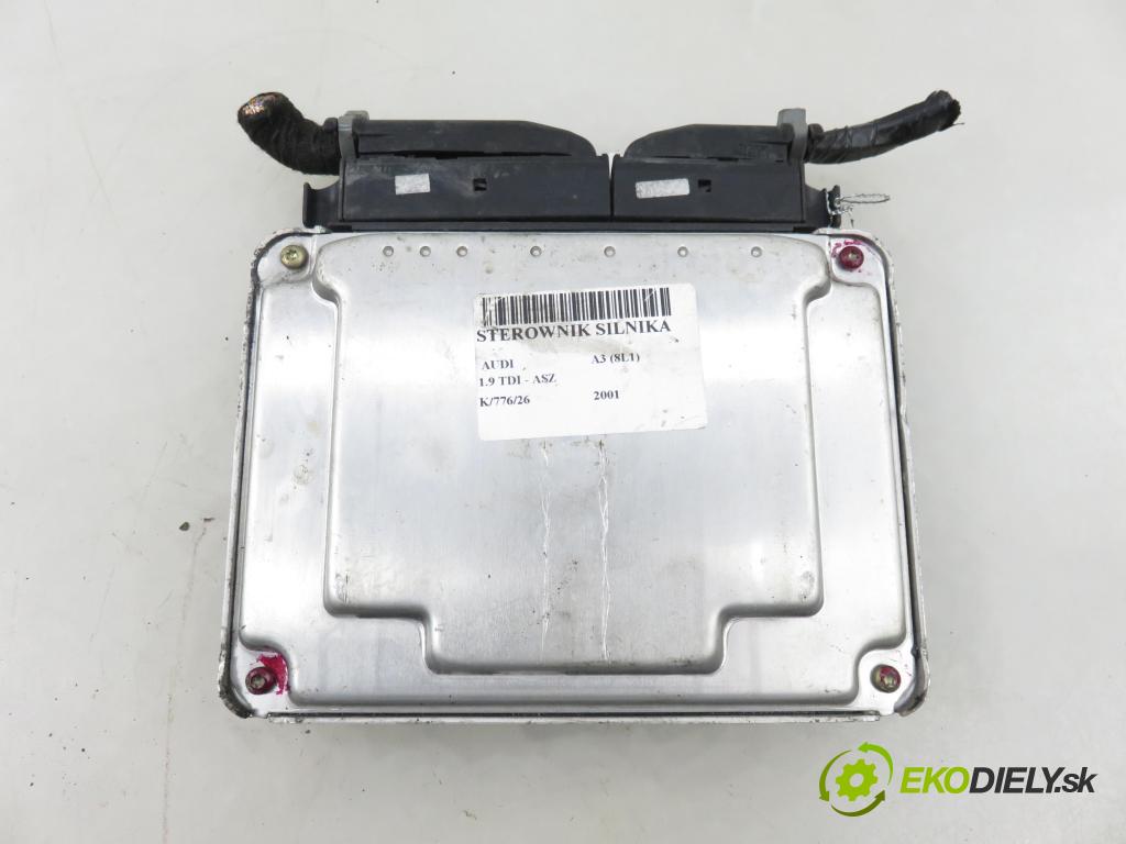 AUDI A3 (8L1) HB 2001 96,00 1.9 TDI - ASZ 1896,00 Riadiaca jednotka Motor 038906019CK ; 0281010308