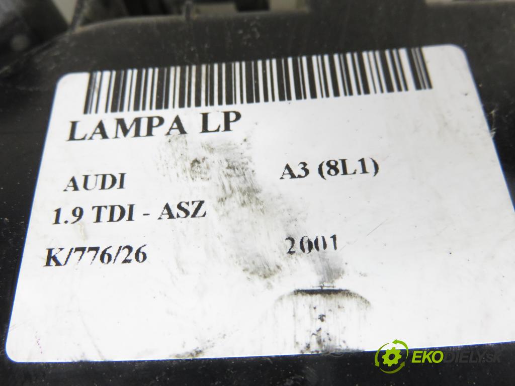 AUDI A3 (8L1) HB 2001 96,00 1.9 TDI PD 130 - ASZ 1896,00 světlo LP