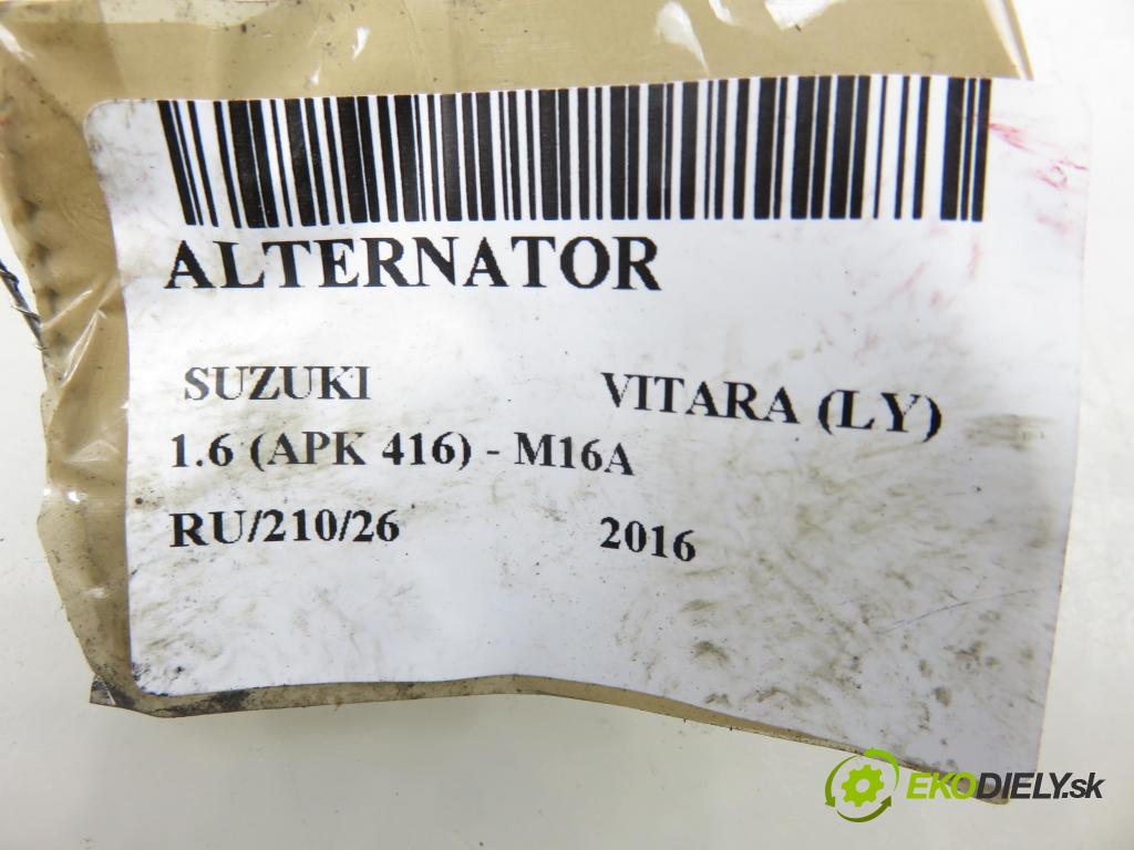 SUZUKI VITARA (LY) CROSSOVER 2016 0,00 1.6 (APK 416) - M16A 1586,00 Alternátor MS1042113400 ; 3140061M0 (Alternátor)