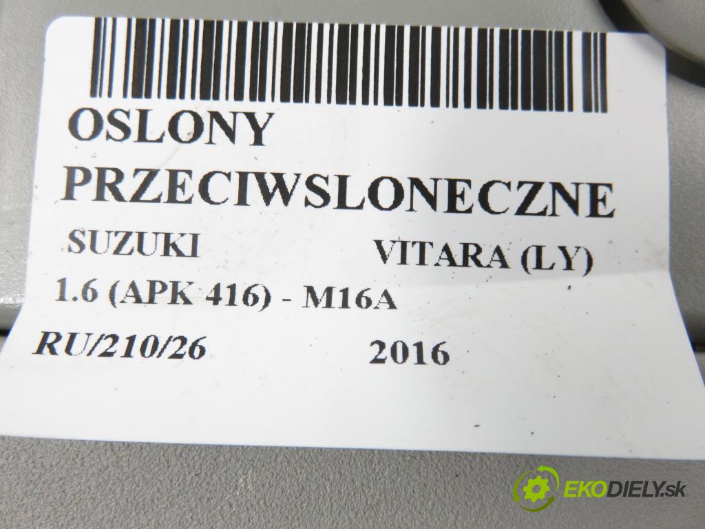 SUZUKI VITARA (LY) CROSSOVER 2016 0,00 1.6 (APK 416) - M16A 1586,00 kryty protislnečné