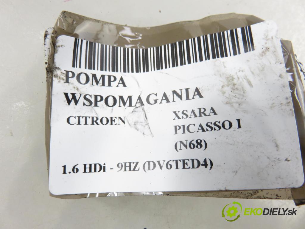 CITROEN XSARA PICASSO (N68) MINIVAN 2005 80,00 1.6 HDi - 9HZ (DV6TED4) 1560,00 Pumpa servočerpadlo 9647790780 ; 26103773QP (Servočerpadlo)
