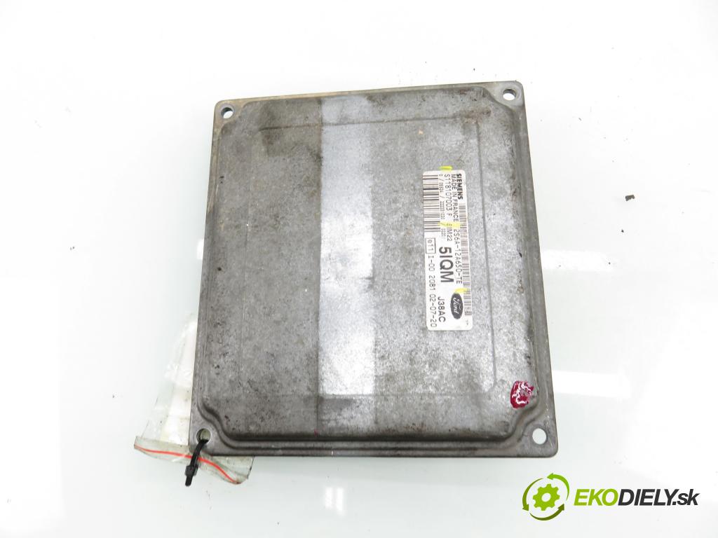 FORD FUSION (JU_) HB 2002 74,00 1.6 - FYJC 1596,00 Riadiaca jednotka Motor S118107003F ; 2S6A12A650TE