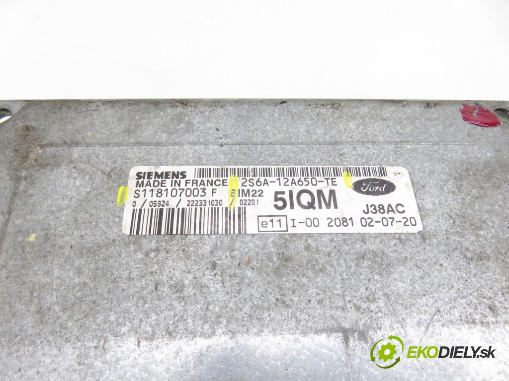FORD FUSION (JU_) HB 2002 74,00 1.6 - FYJC 1596,00 Riadiaca jednotka Motor S118107003F ; 2S6A12A650TE