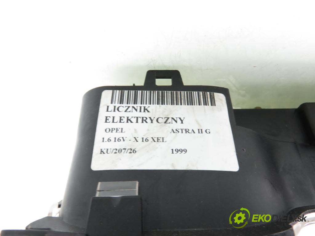 OPEL ASTRA G liftback (T98) HB 1999 74,00 1.6 16V - X 16 XEL 1598,00 Prístrojovka elektrický AN09181197