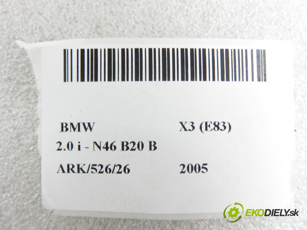 BMW X3 (E83) SUV 2005 110,00 2.0 i - N46 B20 B 1995,00 WAL ŘÍZENÍ