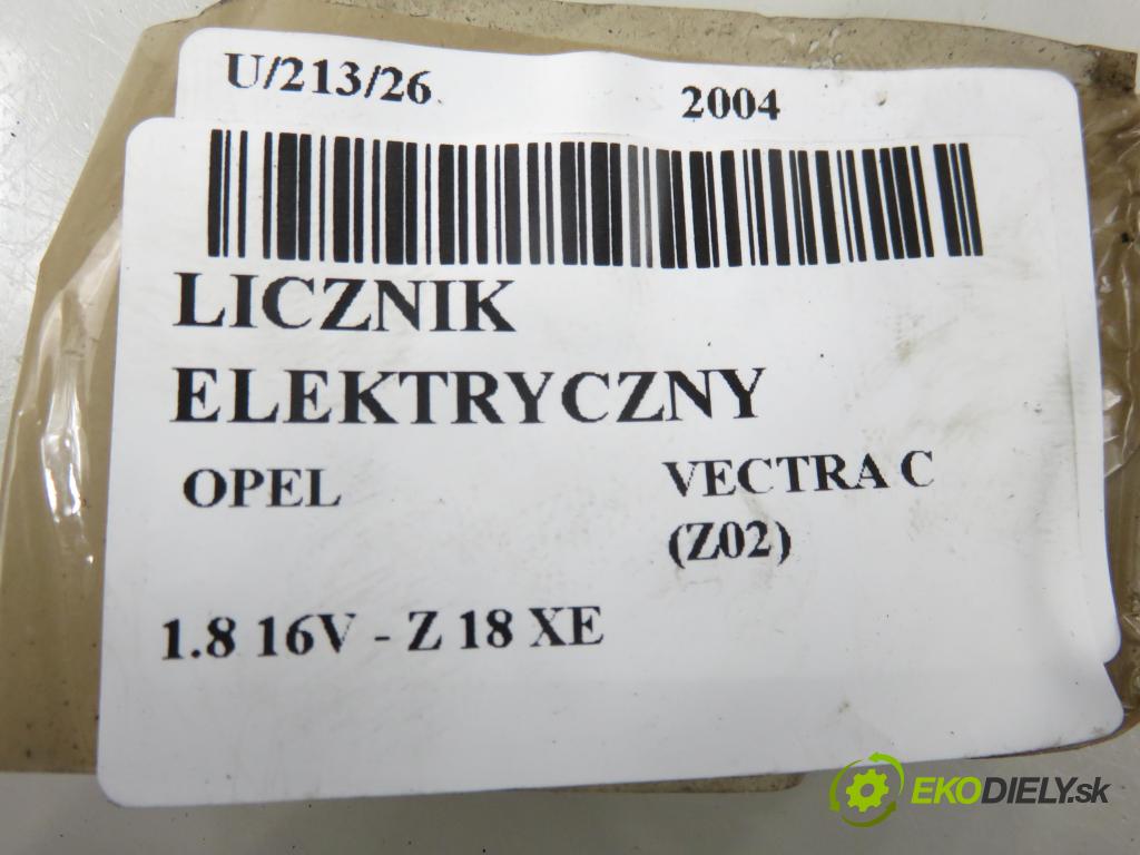 OPEL VECTRA C (Z02) SEDAN 2004 90,00 1.8 16V - Z 18 XE 1796,00 Prístrojovka elektrický 13165963MK