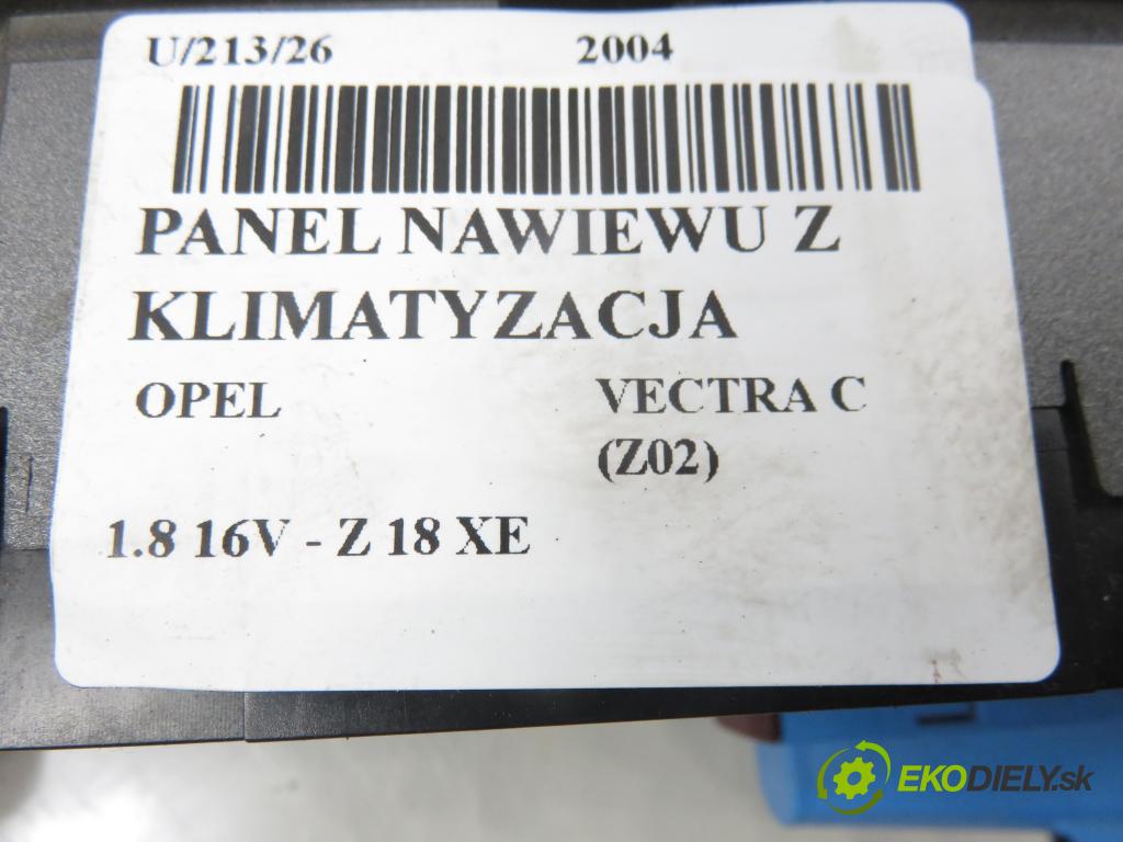 OPEL VECTRA C (Z02) SEDAN 2004 90,00 1.8 16V - Z 18 XE 1796,00 Panel kúrenia KLIMATIZACE: 13138196