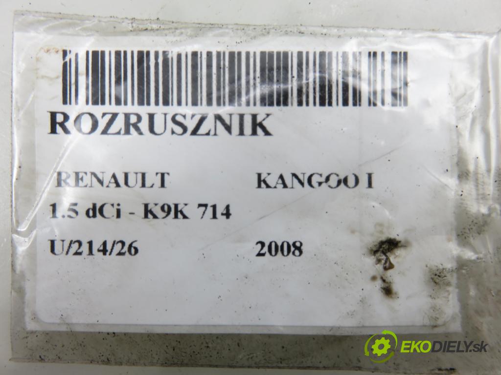 RENAULT KANGOO (KC0/1_) KOMBIVAN 2008 50,00 1.5 dCi - K9K 714 1461,00 Štartér 8200584675B ; M000T87881 (Štartér)
