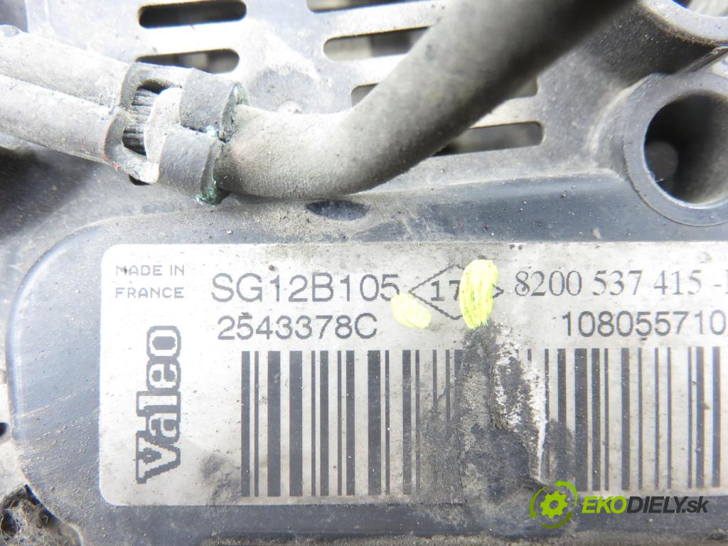 RENAULT KANGOO (KC0/1_) KOMBIVAN 2008 50,00 1.5 dCi 68 - K9K 714 1461,00 Alternátor 8200537415B (Alternátor)